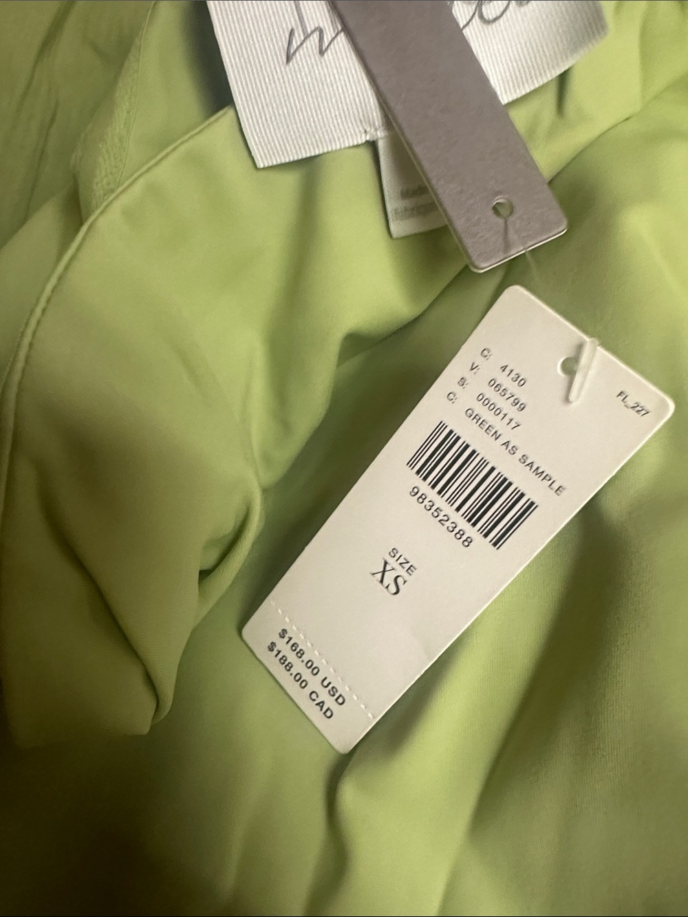 NWT! Anthro Sage Green Mare Mare Strapless Drop-Waist Bubble Midi Dress 🐚 📊 - Picture 10 of 10
